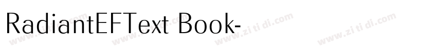 RadiantEFText Book字体转换